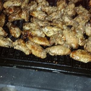 Wings on the BBQ after the smoker 20151231.jpg
