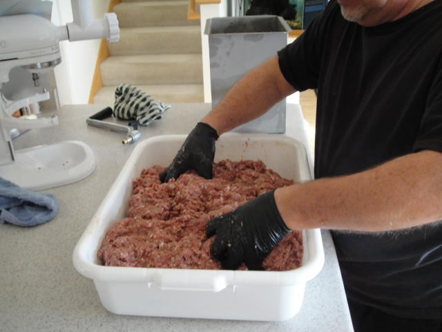 Meatloaf and venison sausage 034.JPG