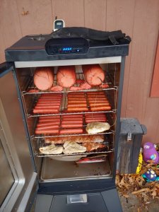 First Smoke in the new MES 340G Mini Q View Smoking Meat Forums The Best Smoking Meat Forum On Earth