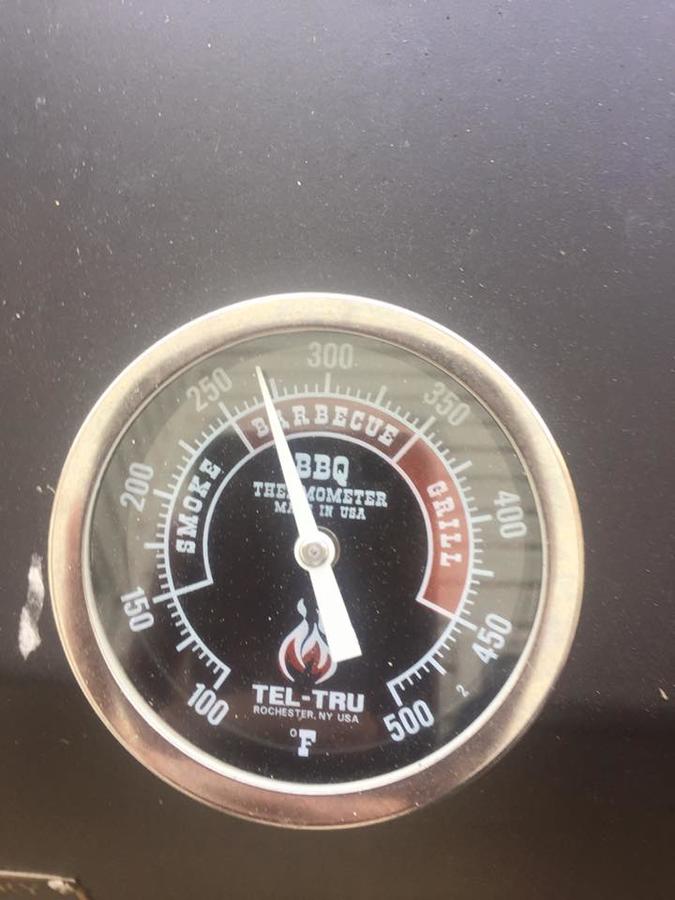 Old Country BBQ Pits Smoker and Grill 3 Temperature Gauge