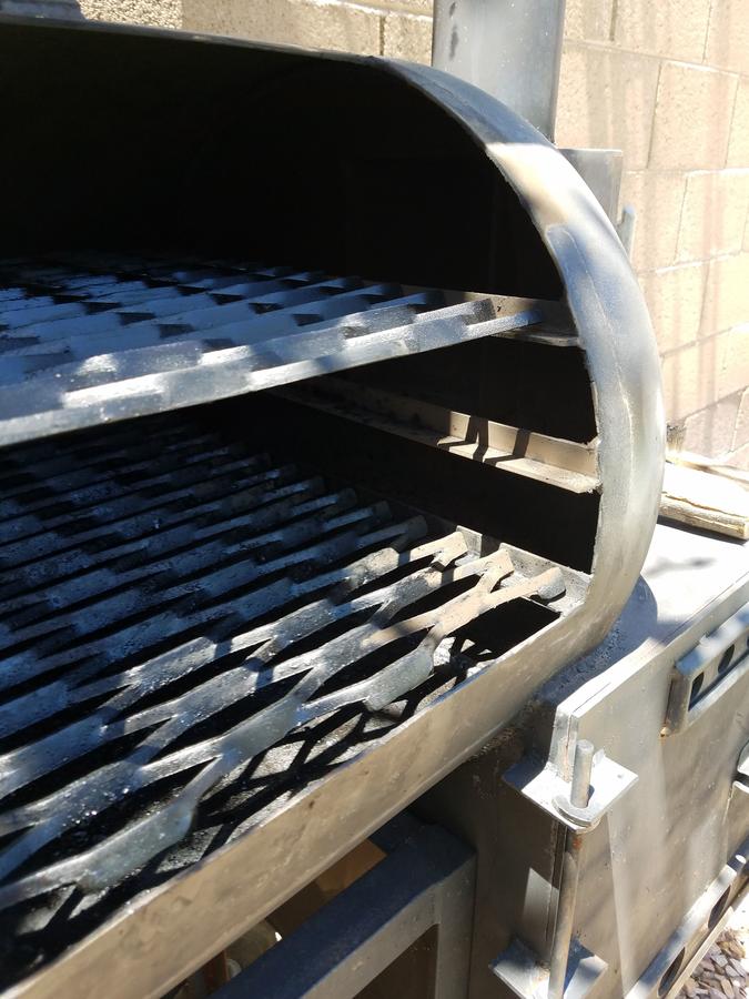 expanded stainless steel grill