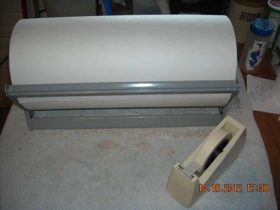 DIY Butcher Paper Holder/Cutter  Smoking Meat Forums - The Best Smoking  Meat Forum On Earth!